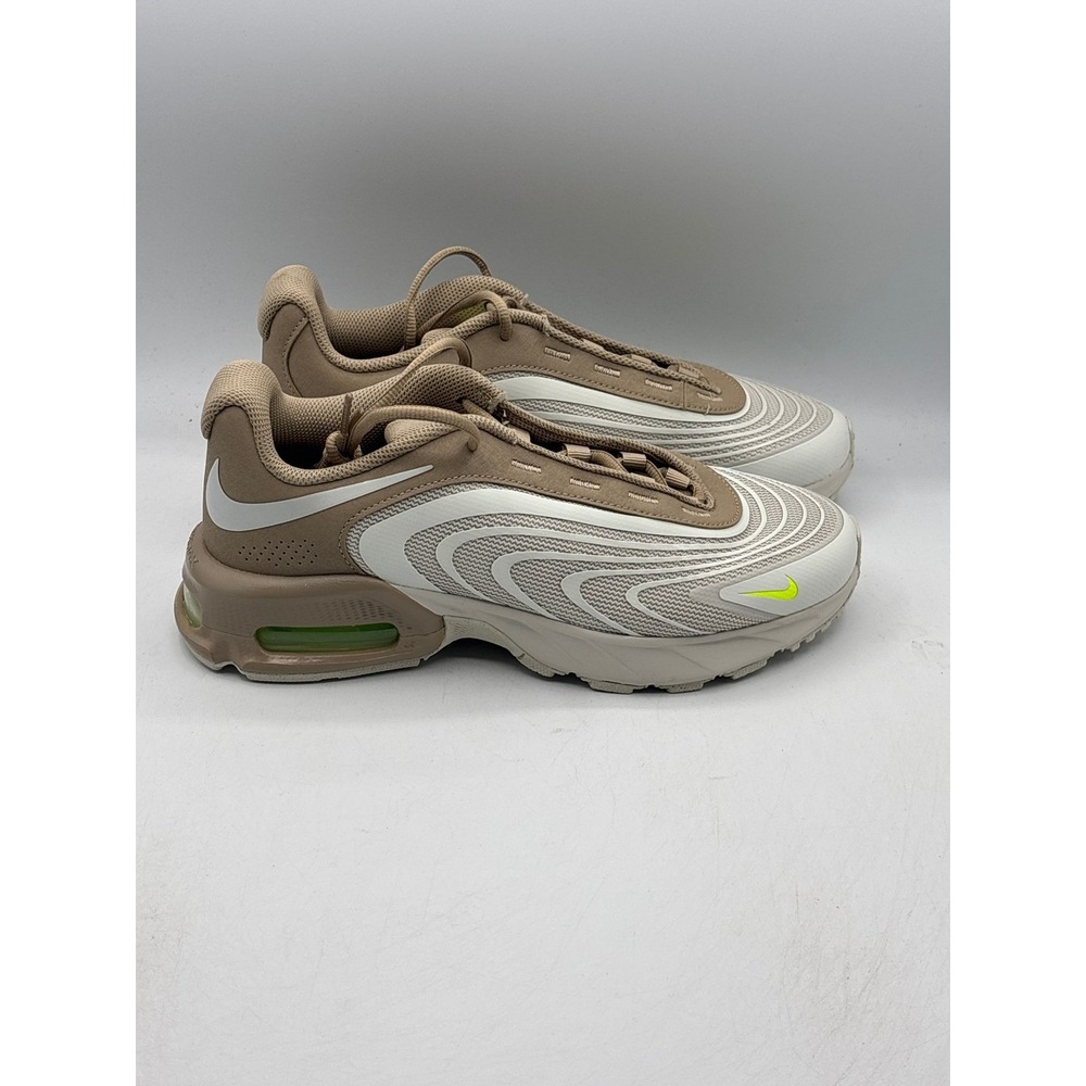 Nike Air Max Fire Shoes Mens 8.5 Light Bone Volt Khaki Wavy Sneakers IF2621-002